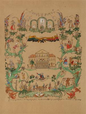 Deutsch um 1840 - Dipinti