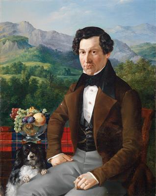 J. Böhm um 1840 - Paintings - Season opening