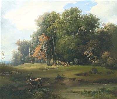 V. Pollak um 1850 - Bilder - Saisoneröffnung