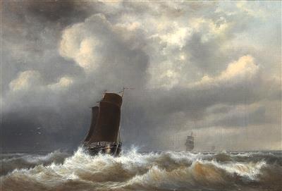 W. Ekhorst, um 1860 - Paintings - Season opening