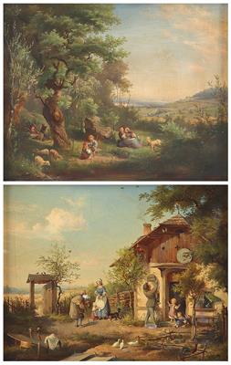 C. Wecker, um 1890 - Paintings