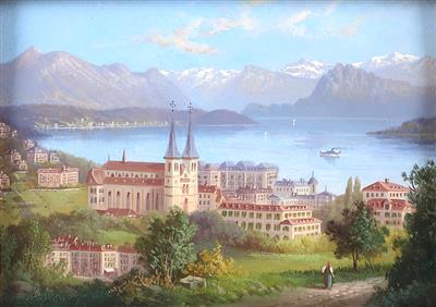 Hubert Sattler zugeschrieben/attributed (1817-1904) Luzern, - Dipinti