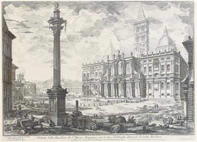 Giovanni Battista Piranesi - Disegni e stampe fino al 1900, acquarelli e miniature