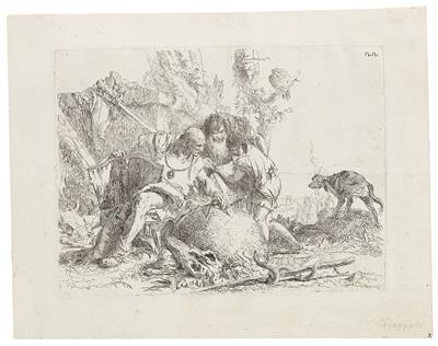 Giovanni Battista Tiepolo - Master Drawings, Prints before 1900, Watercolours, Miniatures