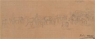 Julius von Blaas - Disegni e stampe fino al 1900, acquarelli e miniature