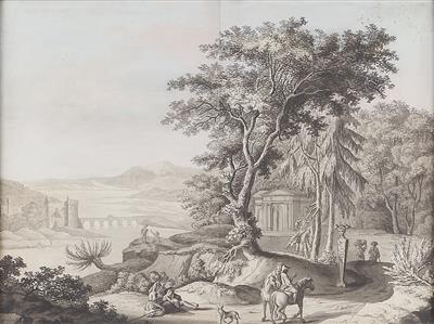 Künstler, um 1800 - Disegni e stampe fino al 1900, acquarelli e miniature