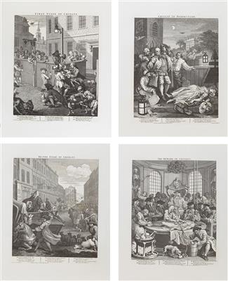 William Hogarth - Meisterzeichnungen, Druckgraphik bis 1900, Aquarelle und Miniaturen
