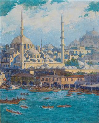Max Friedrich Rabes Umkreis/Circle (1868-1944) Blick auf Istanbul, - Bilder