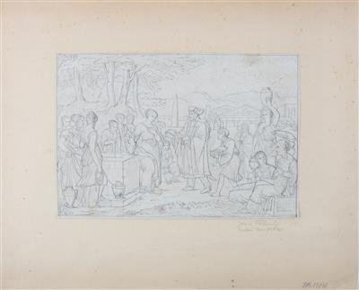 Josef Ritter von Führich zugeschrieben/attributed (1800-1876) Der Antrag, - Obrazy