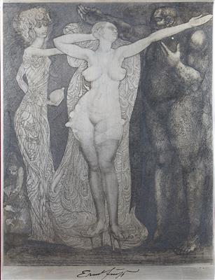 Ernst Fuchs * - Moderní umění grafika