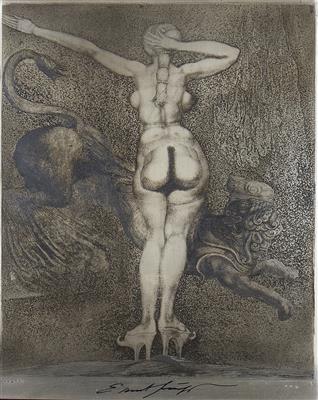 Ernst Fuchs * - Moderní umění grafika