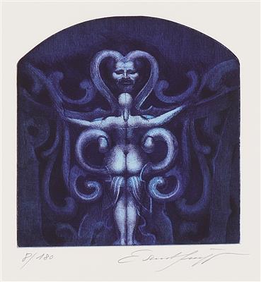 Ernst Fuchs * - Moderní umění grafika