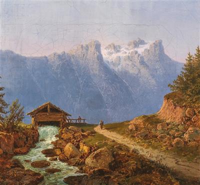 Franz Steinfeld Umkreis/Circle (1787-1868) "Der Dachstein", - Paintings