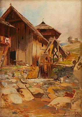 Eduard Peithner von Lichtenfels - Paintings-Small Format