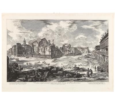 Giovanni Battista Piranesi - Disegni e stampe di maestri fino al 1900, acquerelli, miniature