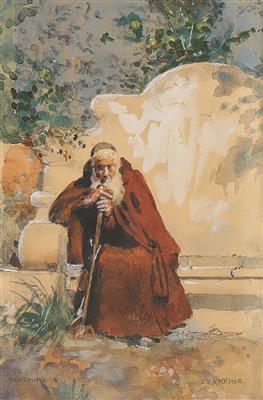 Johann Victor Krämer - Mistrovské kresby a grafiky do roku 1900, akvarely, miniatury