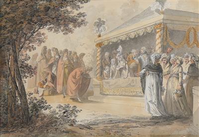 John Nixon zugeschrieben/attributed (1760-1818) Ein Amateurtheater, - Dipinti