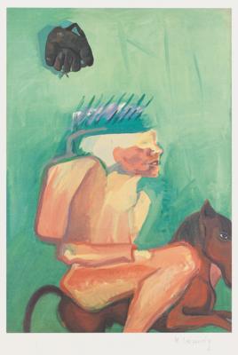 Maria Lassnig * - Moderní umění grafika