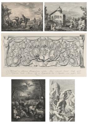 Konvolut Druckgraphik, 18. Jahrhundert - Obrazy