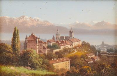 Hubert Sattler zugeschrieben/attributed (1817-1904) Lausanne, - Paintings