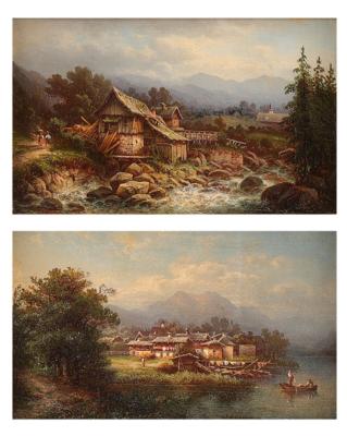 Johann August - Paintings