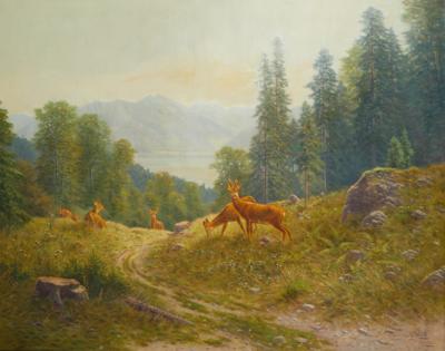 Ludwig Skell - Paintings