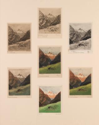 Fritz Lach - Mistrovské kresby, grafiky do roku 1900, akvarely a miniatury
