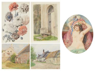 Viktor Unger - Meisterzeichnungen, Druckgrafik bis 1900, Aquarelle und Miniaturen