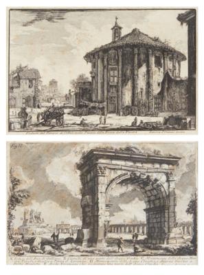 Giovanni Battista Piranesi - Disegni e stampe fino al 1900, acquarelli e miniature