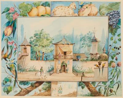 Künstler 19. Jahrhundert - Mistrovské kresby, Tisky do roku 1900, Akvarely a miniatury