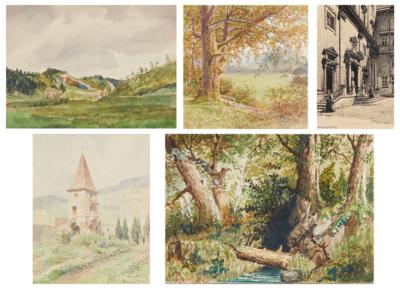 Richard Moser - Meisterzeichnungen und Druckgraphik bis 1900, Aquarelle, Miniaturen