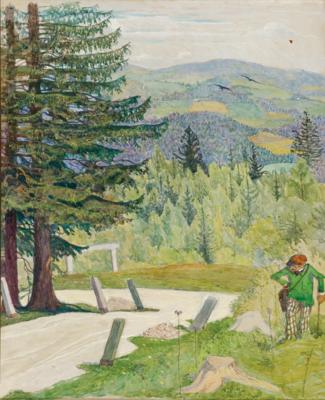 Alfred Hagel - Tisky, kresby a akvarely do roku 1900