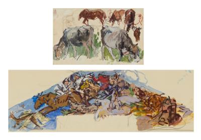 Carl Fahringer - Tisky, kresby a akvarely do roku 1900