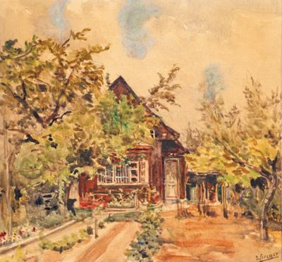 Ernst Graner - Tisky, kresby a akvarely do roku 1900