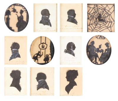 Silhouetten 1800-1835 - Tisky, kresby a akvarely do roku 1900