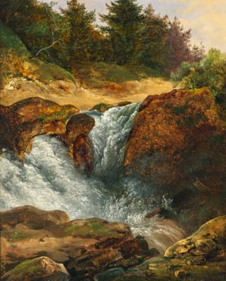 Franz Steinfeld Umkreis/Circle (1787-1868) Tosender Waldbach, - Paintings