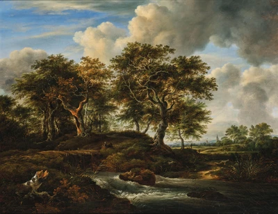 Nachahmer des Jacob van Ruisdael - Obrazy