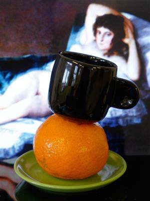 Martin Praska geb. 1963 "Maja, Mandarine und Kaffee", - Charity Caritas