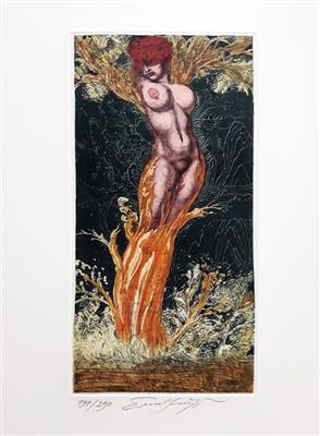 Ernst FUCHS, Daphne I, 1972 - Jubiläums-Charity-Kunstauktion zugunsten SOS MITMENSCH