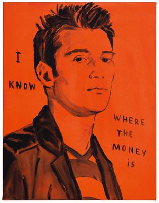 Andreas LEIKAUF, I know where the money is, 2018 - Charity-Kunstauktion zugunsten SOS MITMENSCH