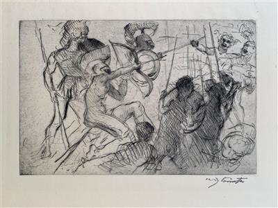 Lovis Corinth, "Odysseus und die Freier" - Diakonie – Pomoc Ukrajině