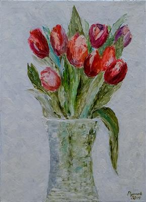 Olga Pigovych, Tulips - UKRANIAN ARTISTS HELP