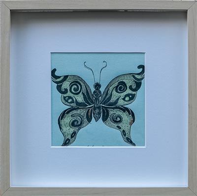 Vlada Yakovenko, Turquoise butterfly - UKRANIAN ARTISTS HELP