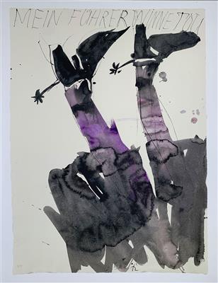 Georg BASELITZ, Mein Führer Winnetou, 2006/2009 - Nouzová pomoc Diakonie pro ženy