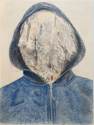 Gerd Gerhard LÖFFLER , O.T. (Schleier / No face), 2006 - Diakonie-Nothilfe für Frauen