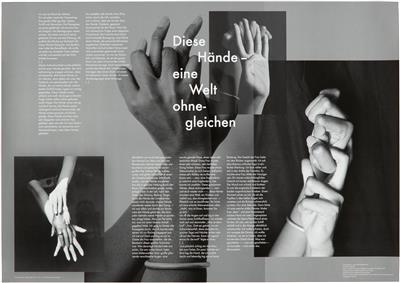 Lena Rosa Händle, Diese Hände – Eine Welt ohnegleichen (Poster) - Benefizauktion der Akademie der bildenden Künste Wien