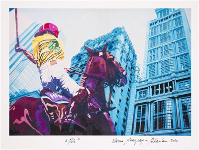 Verena Auersperg, "Polo in New York" - Charity-Kunstauktion zugunsten des Wiener Tierschutzvereins