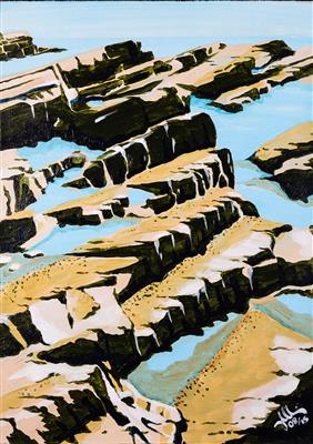 Bernhard Cociancig, „Rocky Coast“ - Charity Art Auction for the benefit of TwoWings "Releasing Human Potential