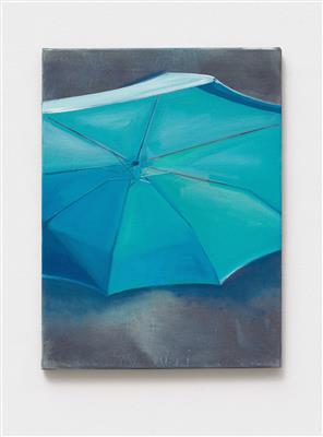 Moni K. Huber, „Schirm blau #2“ - Charity Art Auction for the benefit of TwoWings "Releasing Human Potential