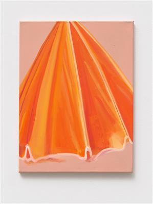 Moni K. Huber, „Schirm orange #2“ - Charity-Kunstauktion zugunsten von TwoWings „Releasing Human Potential“